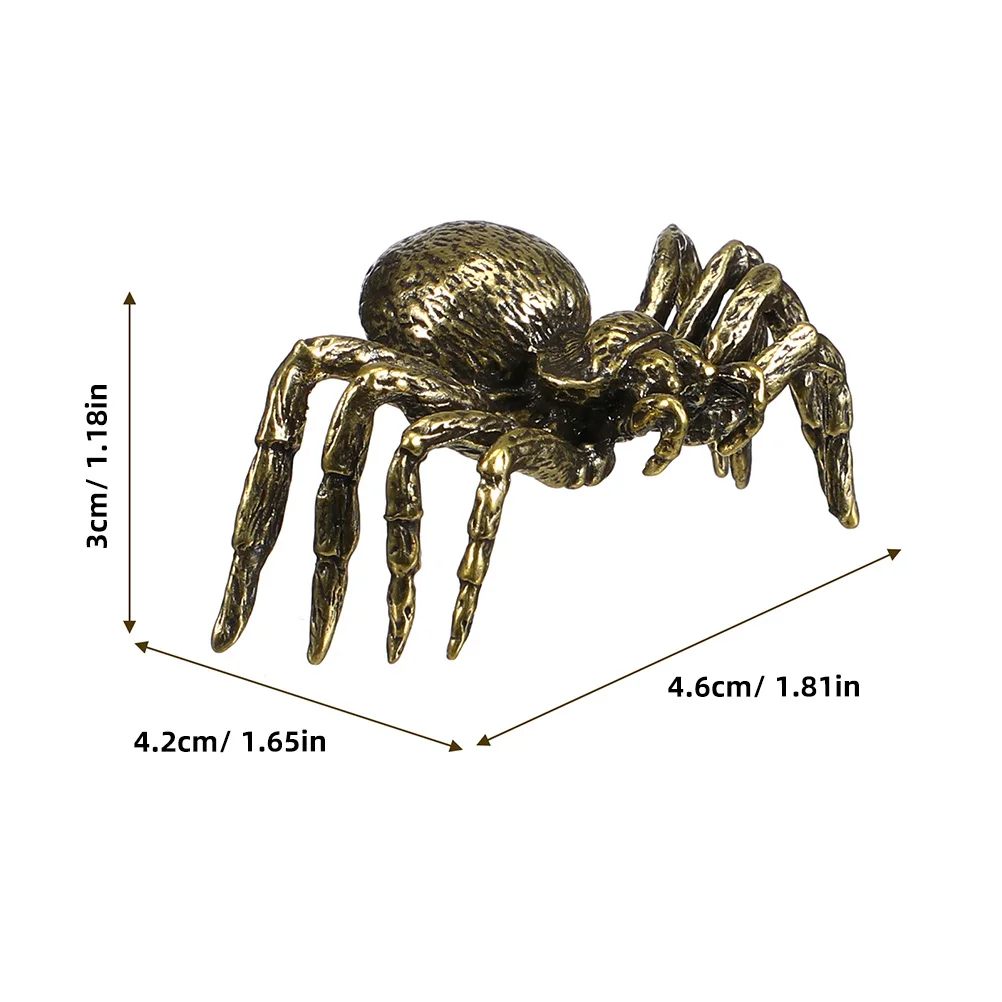 2 шт. чайный питомец паук настольный орнамент ретро-декор украшение для крышки