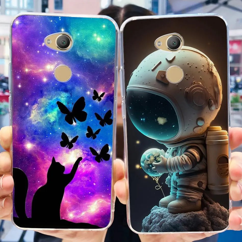 Чехол для Sony Xperia XA2 Ultra / милый чехол с рисунком панды и цветов XA 2 ультрамягкие