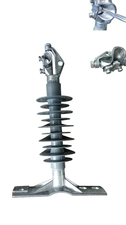 Высоковольтный композитный полимерный линейный изолятор 69KV 10KN с зажимом и