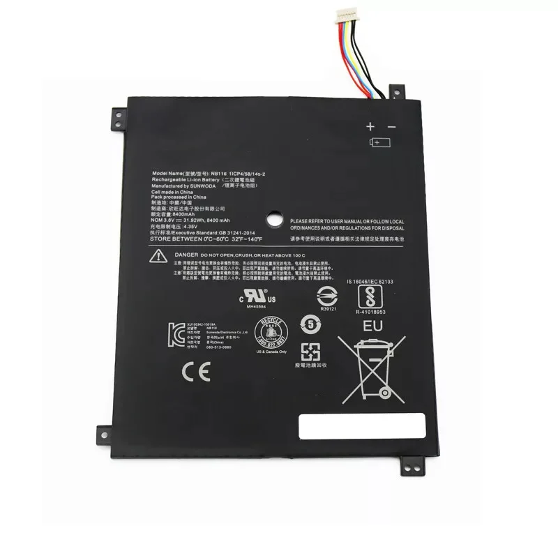 NB116 3 8 V 31.92Wh 8400mAh аккумулятор для Lenovo IdeaPad 100S IDEAPAD 11BY 100S-11IBY 100s-111BY 80R2