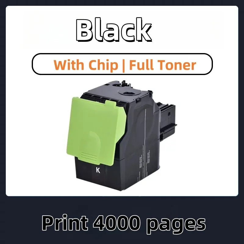 1 комплект/4 цветных картриджей с тонером совместимых Lexmark CS310 CS410 CS510 CS310dn CX410de CX510 4