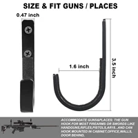 gun rack storage rifles shotgun hooks wall mount hangers for any rifles shotguns archery bow with soft padding and heavy