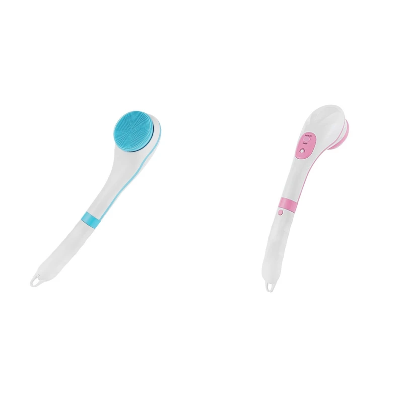 

Electric Bath Brush Handheld Household Waterproof Rechargeable Massage Body Brush Long Handle Back Rubbing