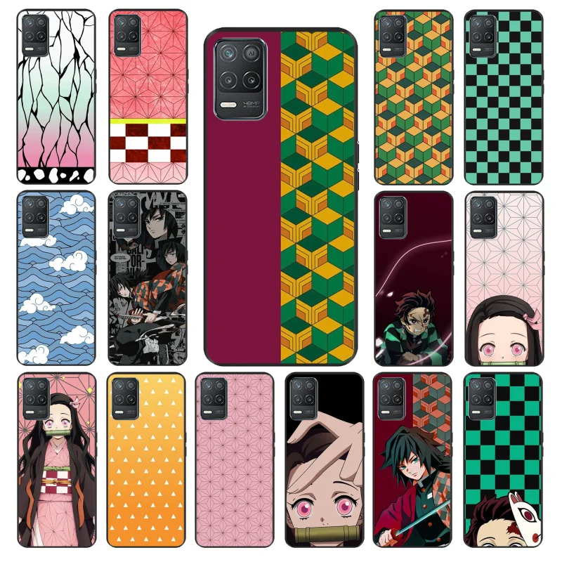 

Demon Slayer Kimetsu Phone Case for OPPO Realme GT 2 Pro X2 Pro XT C25S 8 7 6 Pro 6i GT Master C3 C21 C21Y C11 X3 SuperZoom