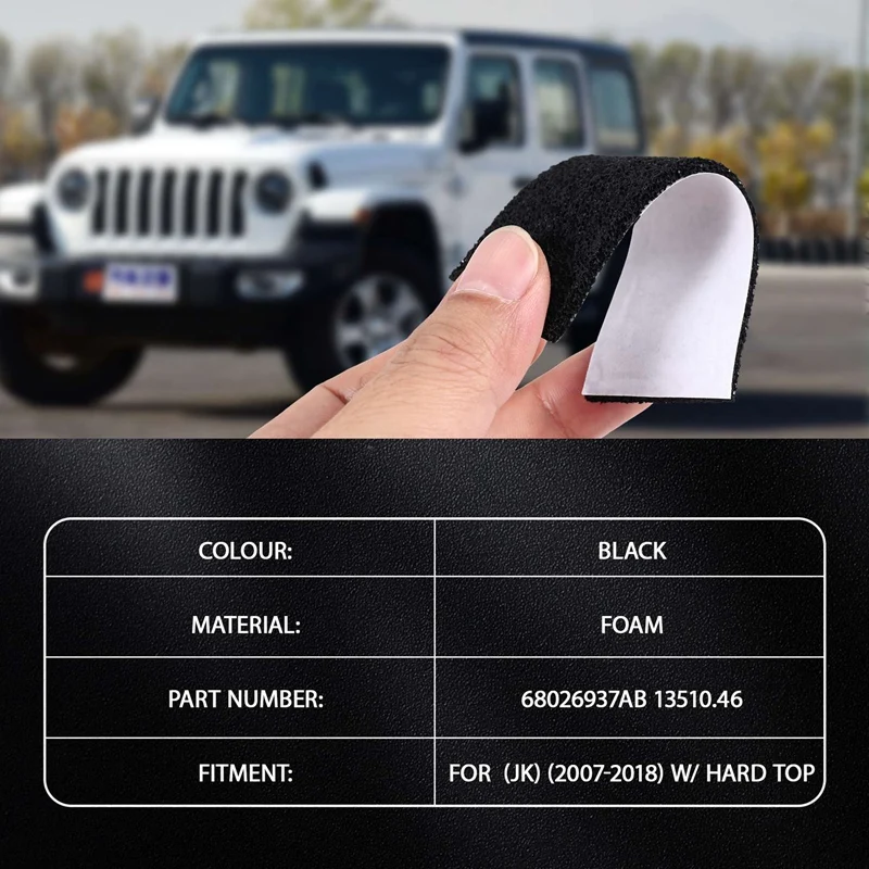 Комплект уплотнений для поролоновых блокировщиков 68026937AB 13510 70 Jeep Wrangler JK 2007-2018