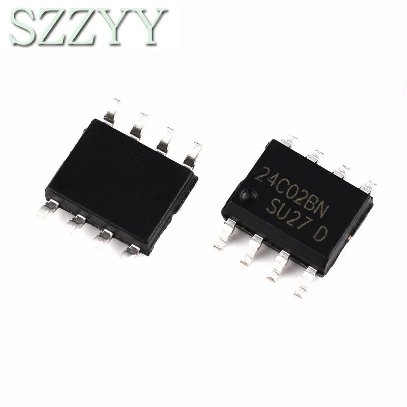 10 шт./лот AT24C02 24C02 24C02BN 24C02AN 24C02N SOP8 EEPROM память SMD