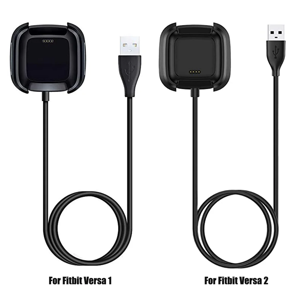 USB Charger Cable Adapter For Fitbit Versa 1 Fitbit Versa 2 Smart Watch Adapter Charging Cable Accessories For Fitbit versa lite
