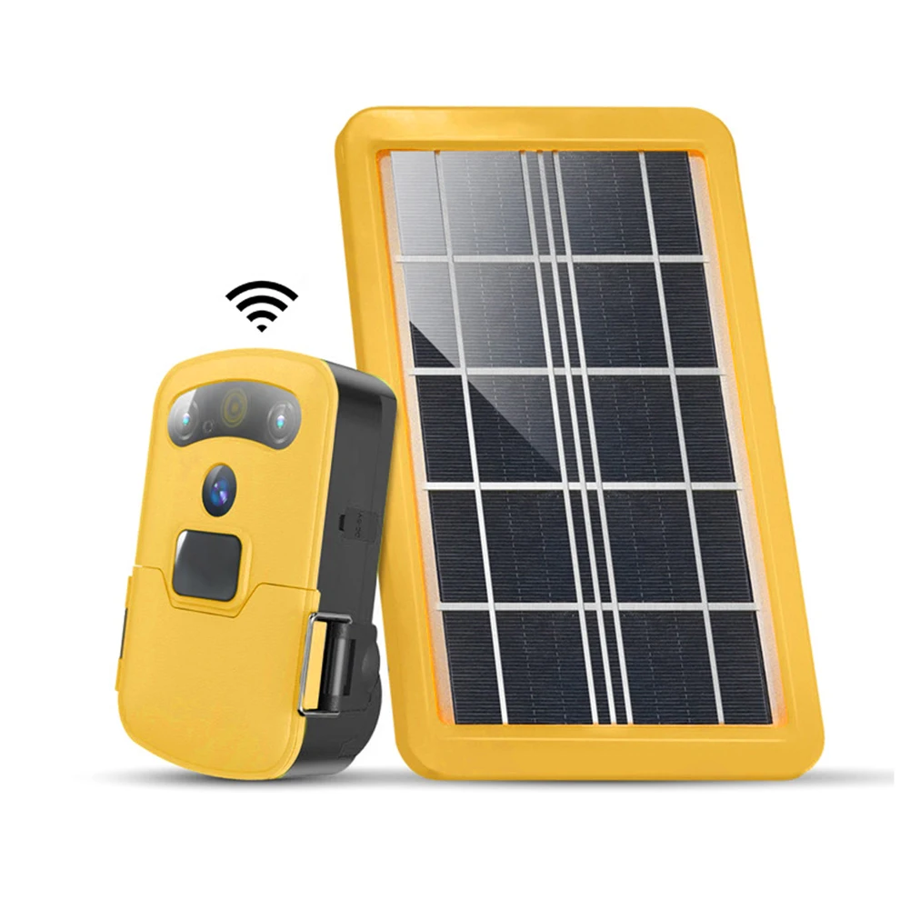 

LED Illuminated Wildlife Monitor Solar Powered Hunting Game Camera WIFI Trail Camera with Real Time Video Playback