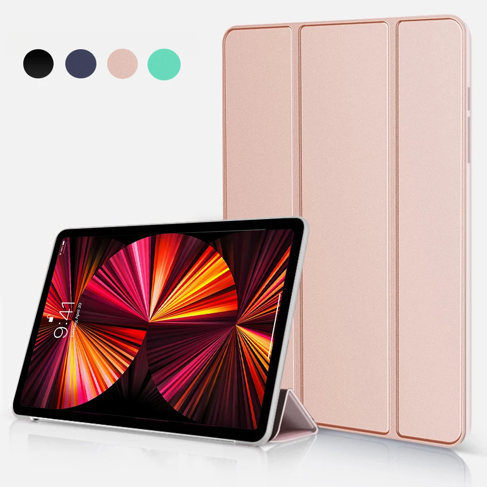 Чехол для планшета iPad Pro 11 2021 A2301 A2459 чехол из искусственной кожи тройного сложения