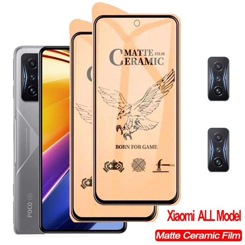 poco x4 gt Matte Ceramic film not Glass for Poco X3 x4 pro 5g x4 gt Screen Protector xiaomi F3 Poko m4 pro Camera Film Pocox4 gt