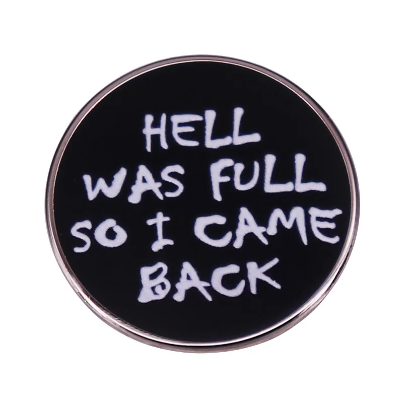 

Humor Satire Badge Gothic Punk Jewelry Gift Pin WrapFashionable Creative Cartoon Brooch Lovely Enamel Badge Clothing Accessories