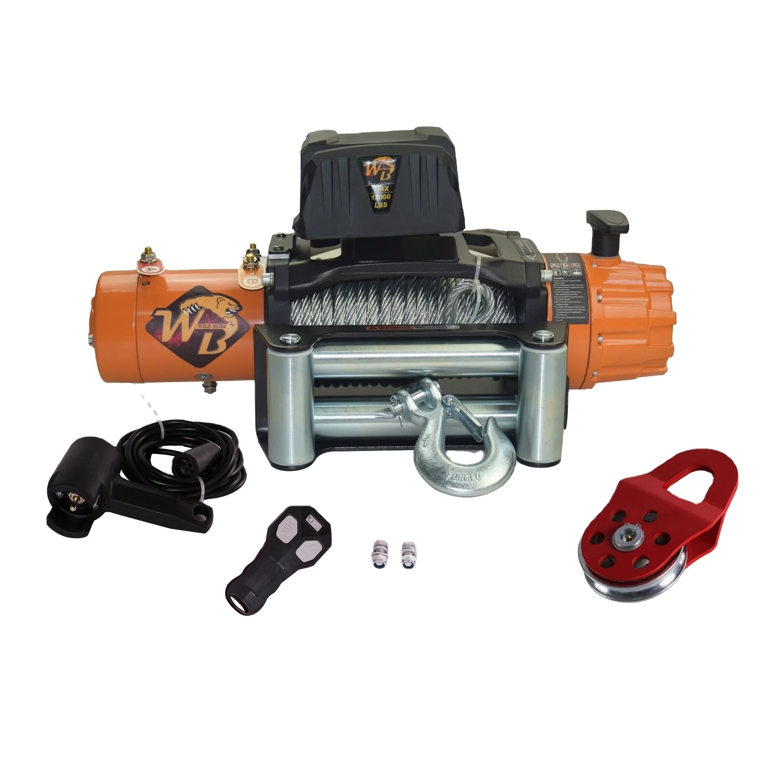 12V 12000LBS /5443kg Electric Winch 24M Steel Cable Wireless Remote 4WD 4x4 12000lb winch
