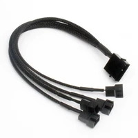 1007 24awg 110 16 power supply plug cooler cooling fan adapter cable splitter for pc computer case 30cm