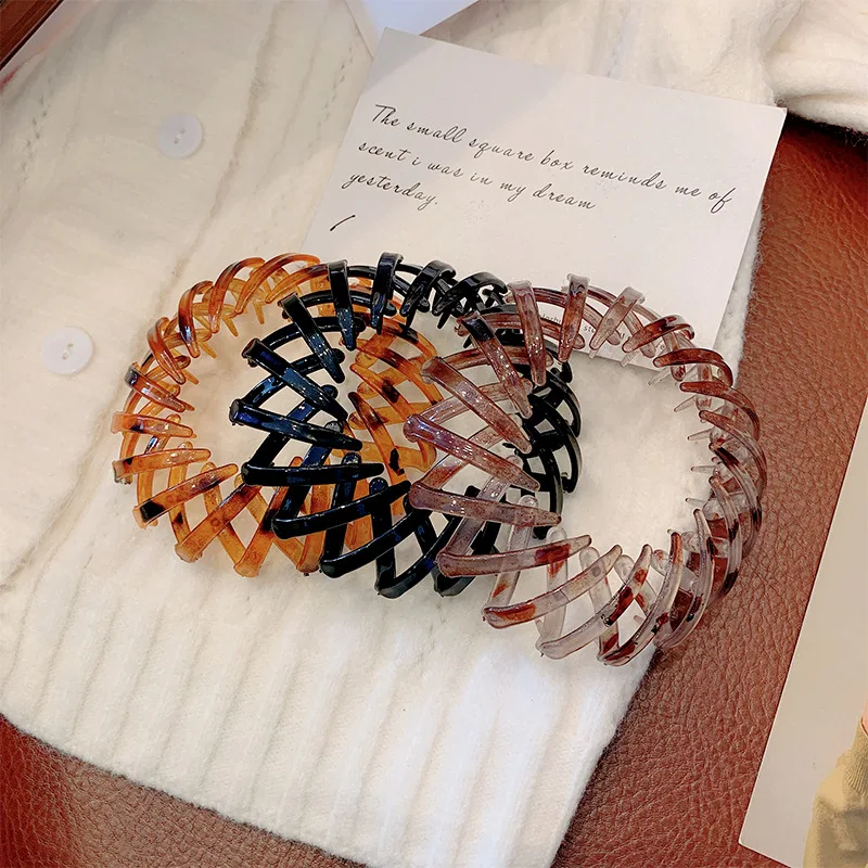 Заколки для волос в Корейском стиле элегантные зажимы ленивых хвостик птичье