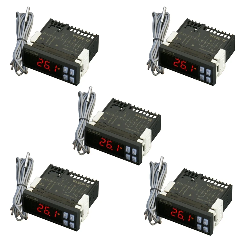 

5X LILYTECH ZL-6231A, контроллер инкубатора, термостат с многофункциональным таймером, аналогичный фотоэлементу, или W1209 + TM618N