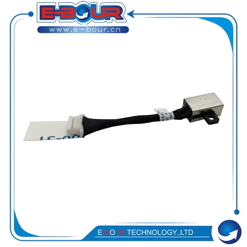 10 шт. разъем постоянного тока для ноутбука Latitude 3410 3510 P129G 07DM5H, разъем питания постоянного тока, порт зарядки, разъем адаптера постоянного тока с кабелем, новый