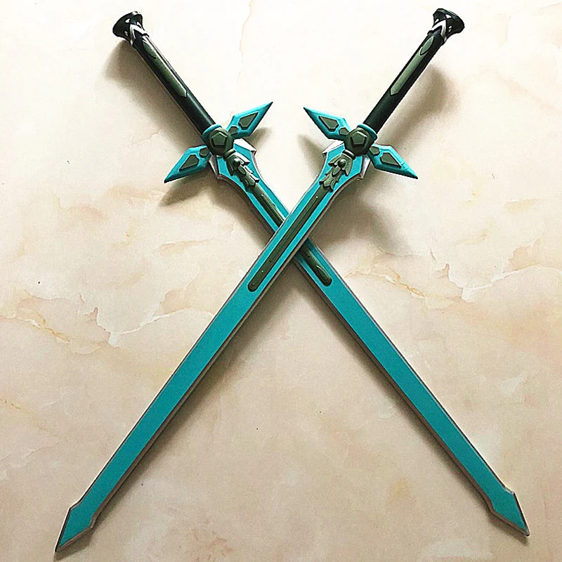 Sword of Art Online 1: 1 80 cm Dark Repeller & Elucidator Sword Asuna Kirigaya Kazuto SAO Action Figure Weapon Sword Cosplay Toy