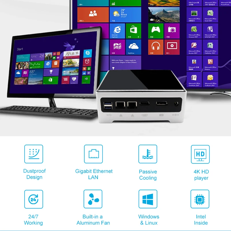 Недорогой мини-ПК 11-го поколения Intel Core i5 1135G7 i9 10880H M.2 NVME WIFI 6 * USB DP HDMI 4k Карманный