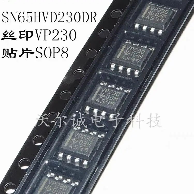 

10pcs/lot SN65HVD230DR silk screen VP230 patch SOP8 CAN transceiver new imported original spot