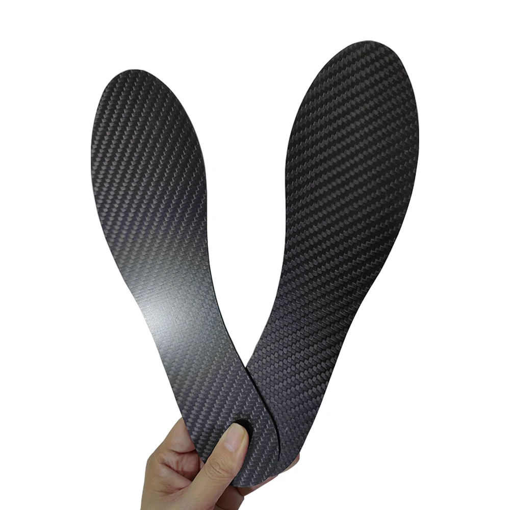 High-Quality New 0.8mm1.0mm1.2mm thickness Carbon Fiber Insole Sports Insole Male Shoe-pad Female Orthotic Shoe Sneaker Insoles