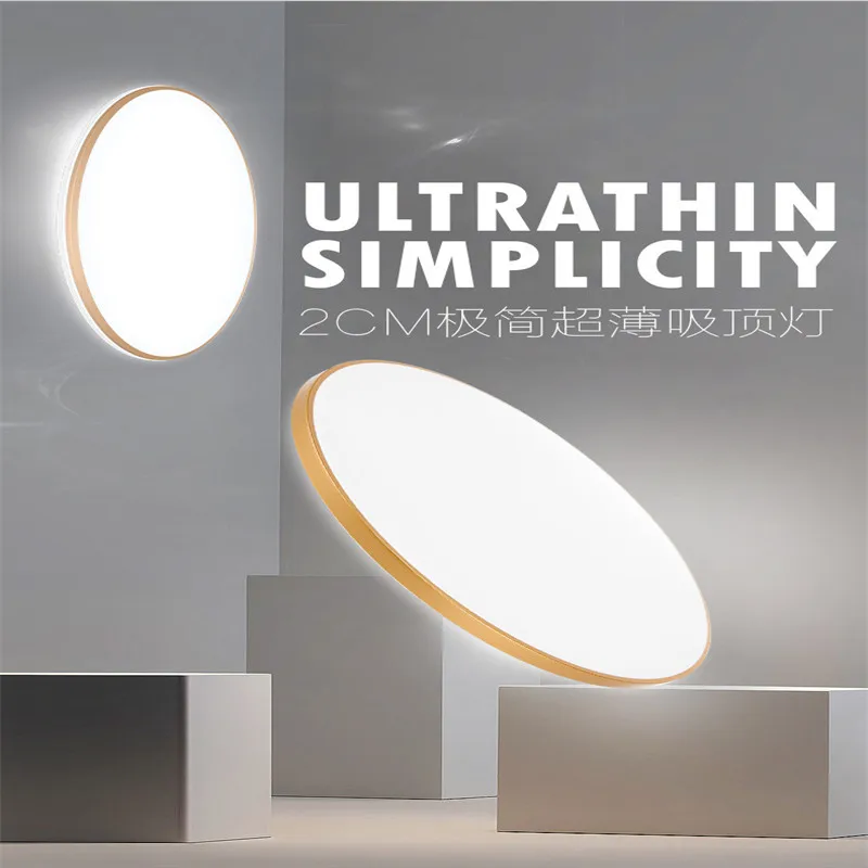 

Ultra Thin Led Ceiling Lamp 24W 40W 90W Modern Panel Ceiling Lights For Living Room Bedroom Kitchen Indoor Lighting Warm White 2
