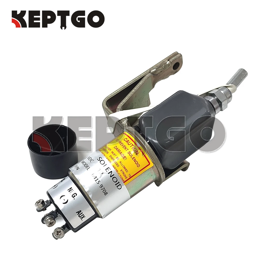 04159708 12 В стопорный электромагнитный клапан для двигателя Deutz 0415-9708 0415/9708 0415 9708