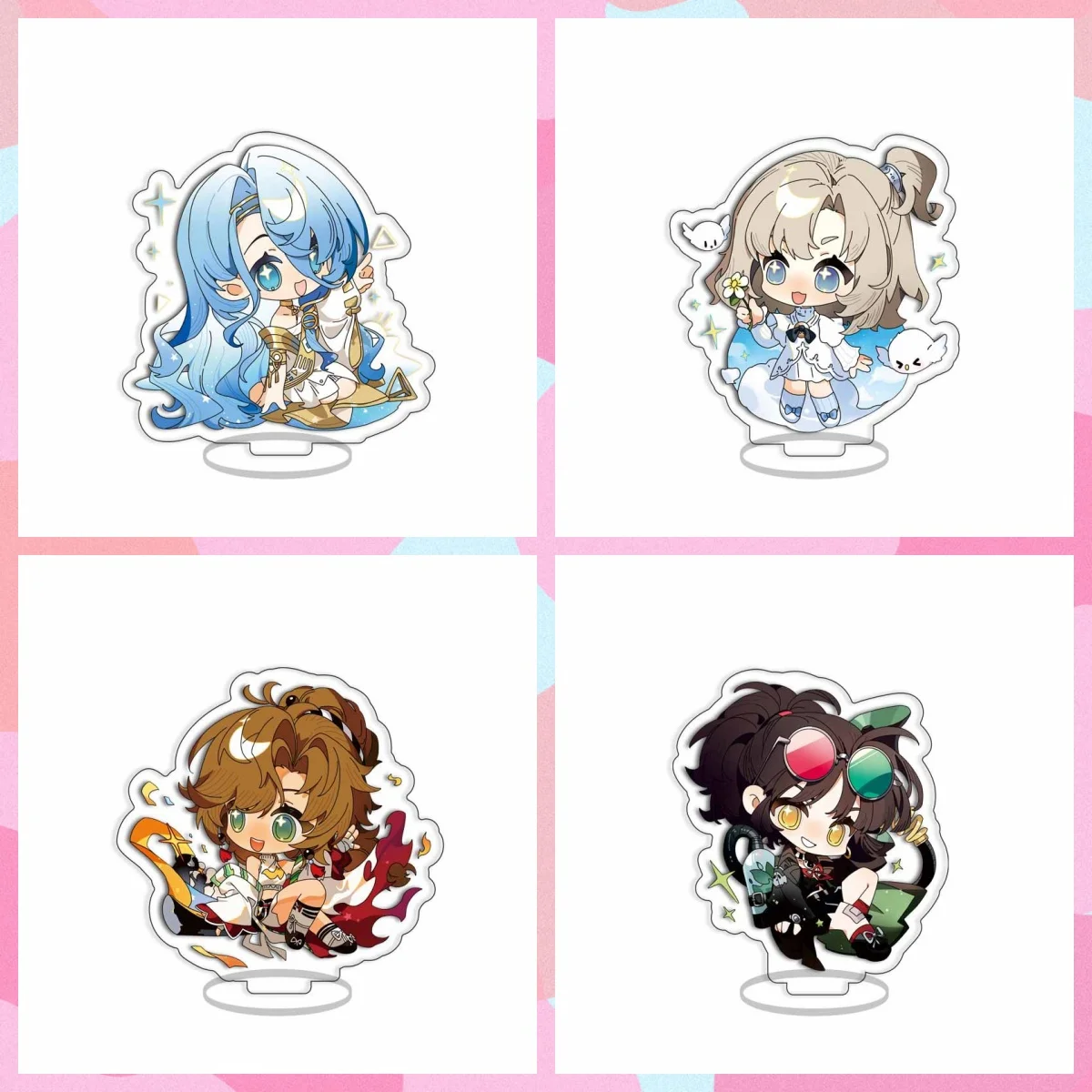 Q Version аниме Reverse 1999 Φ Tooth Fairy Jessica Acrylic 10cm Stand Model Kawaii Cartoon Bag Pendent gift