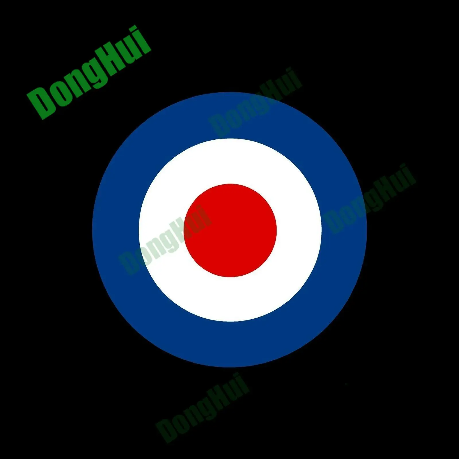 РАФ мод-круглый этикетка-мишень пластиковый знак Предупреждение предупреждение опасность клей автомобильная наклейка из ПВХ водонепроницаемый