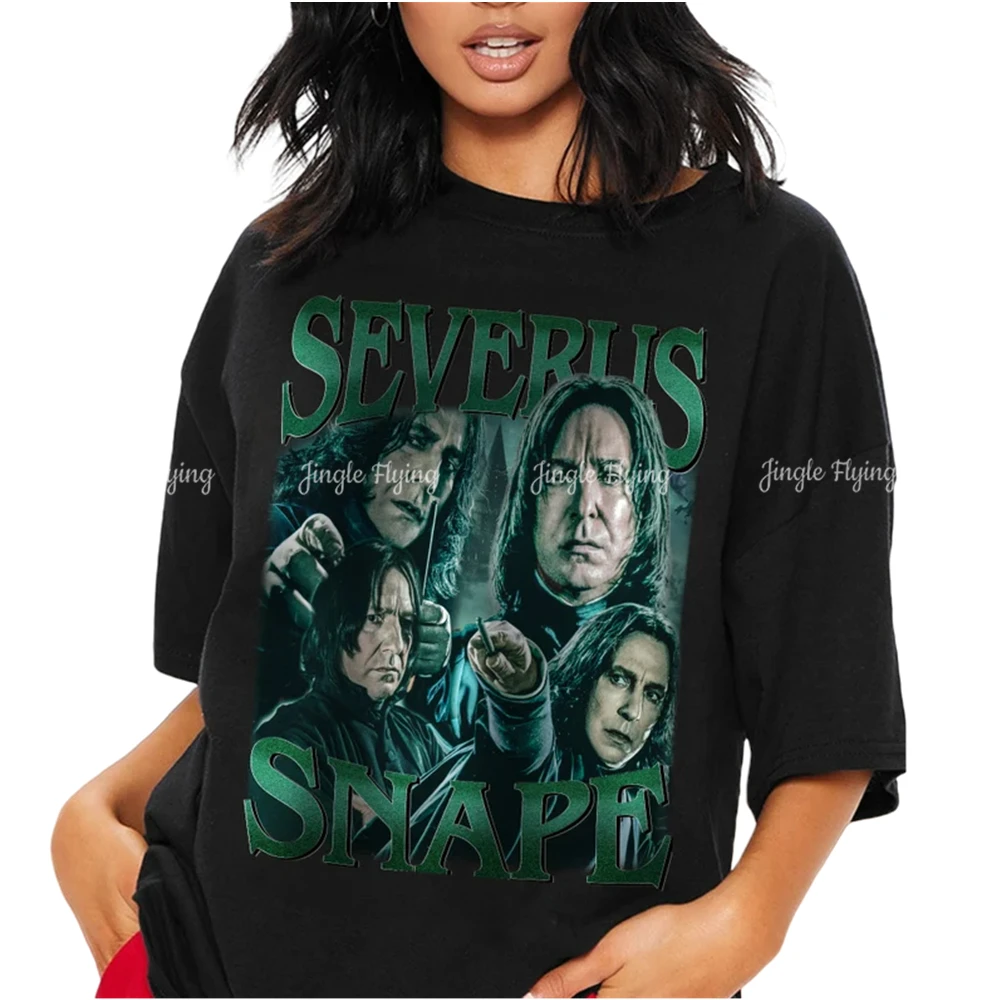 Винтажная футболка Severus Snape хлопок оверсайз