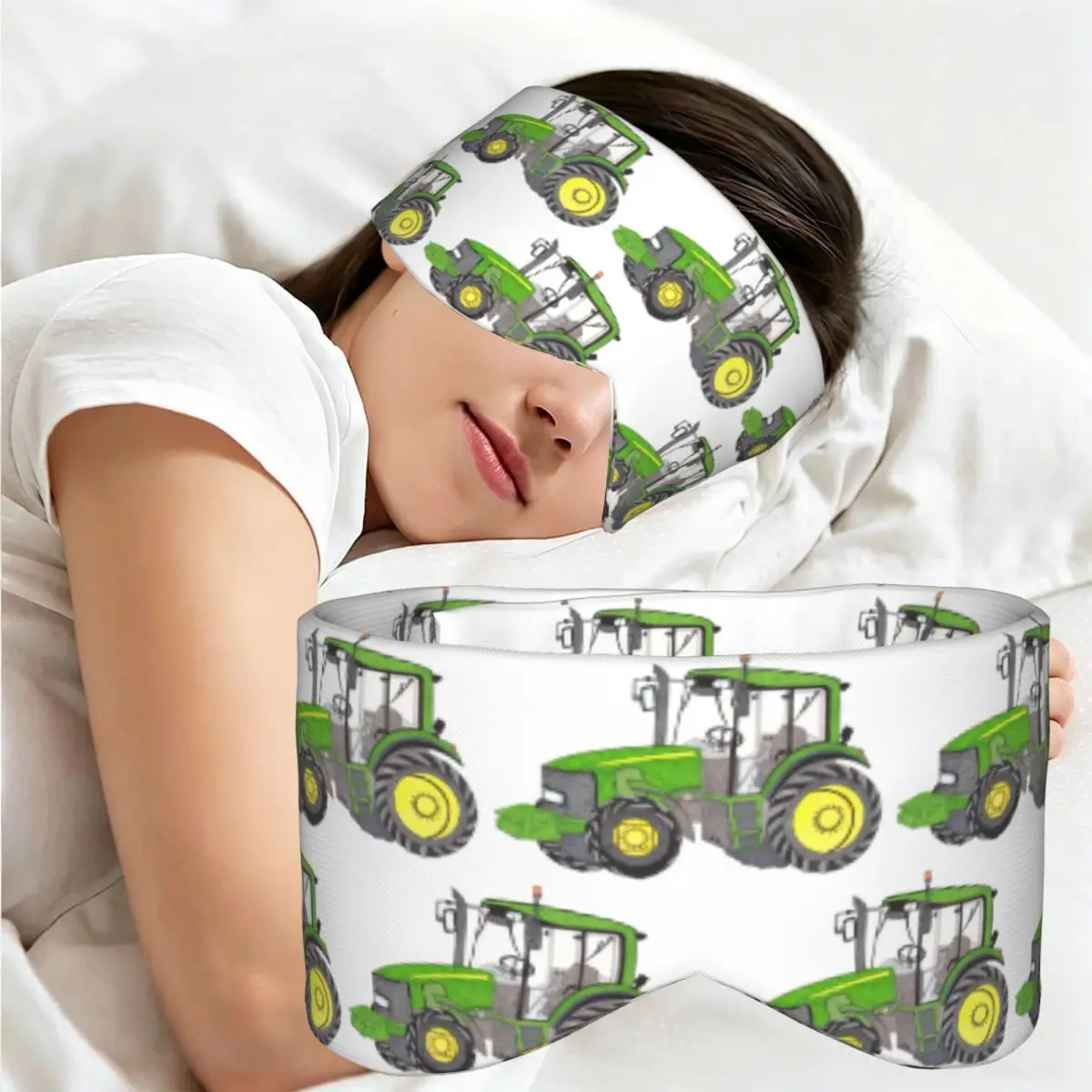 Фото Маска для сна TRACTOR, блокирующая свет, портативная повязка на глаза для девочек и мальчиков, подарок для путешествий и вечеринок, повязка на глаза. №2
