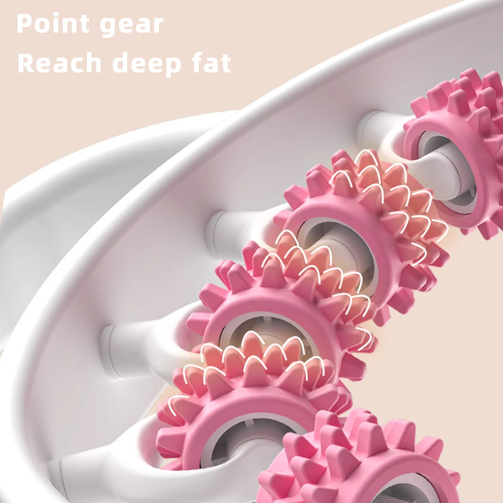 Многофункциональный 12-колесный массажный ролик с полным покрытием для рук талии