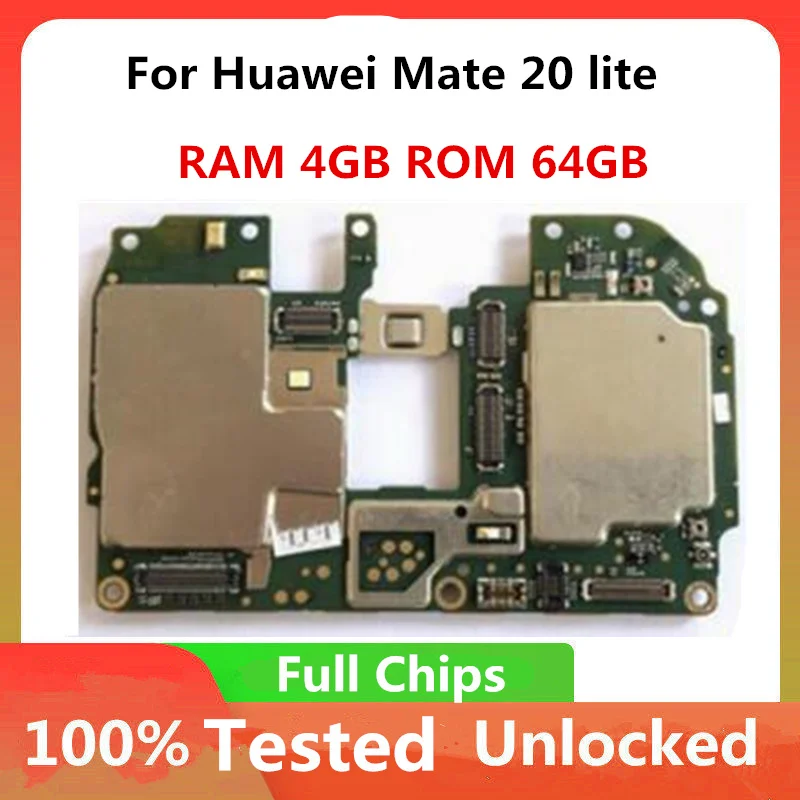 100% разблокированная материнская плата для HuaWei Mate 20 Lite 4 Гб ОЗУ 64 ПЗУ оригинальный