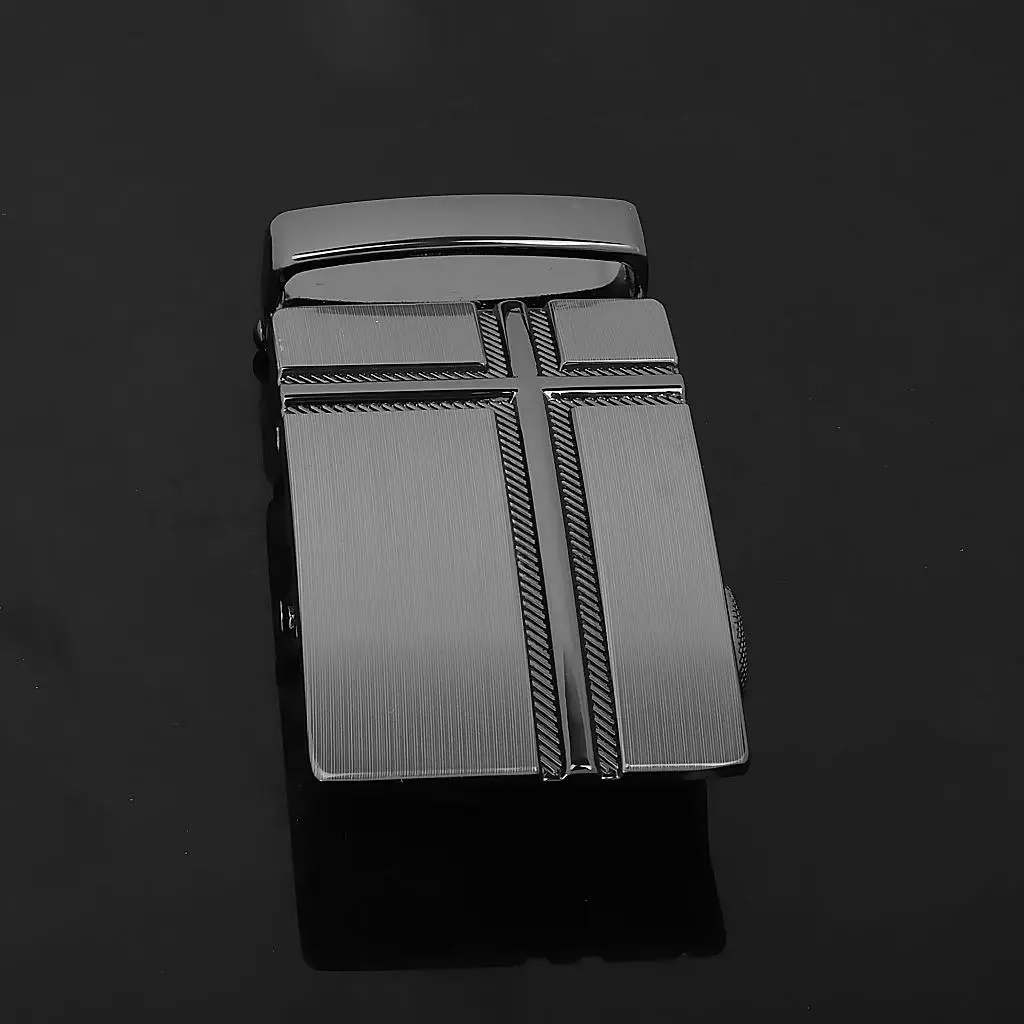

2Pcs MEN ALLOY BELT BUCKLE AUTOMATIC BUCKLE FOR Waist Strap Leather BELT