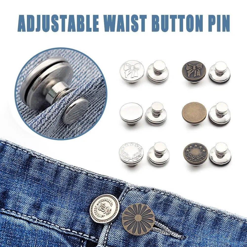 

1 Pcs Flat Waistband And Button-free Jeans Waistband Adjustment And Button-free Tool Pant Waist Reduction And Waist Reduction