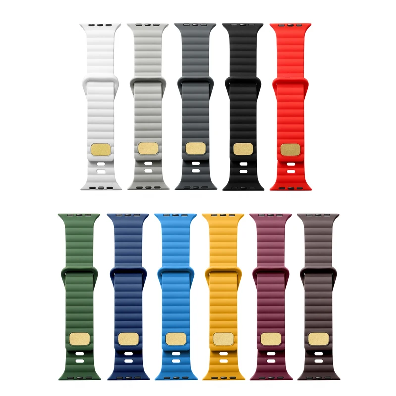 Silicone Watch Strap For Apple Band 40mm 44mm 45mm 41mm 38mm 42mm 49mm For 4/5/6/SE/7/8 Ultra Bracelet iWatch Series Accessories