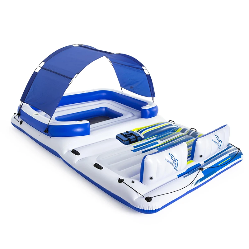 

Inflatable Pool Float Fun Beach Floaties Swim Party Toys Pool Island Summer Pool Raft