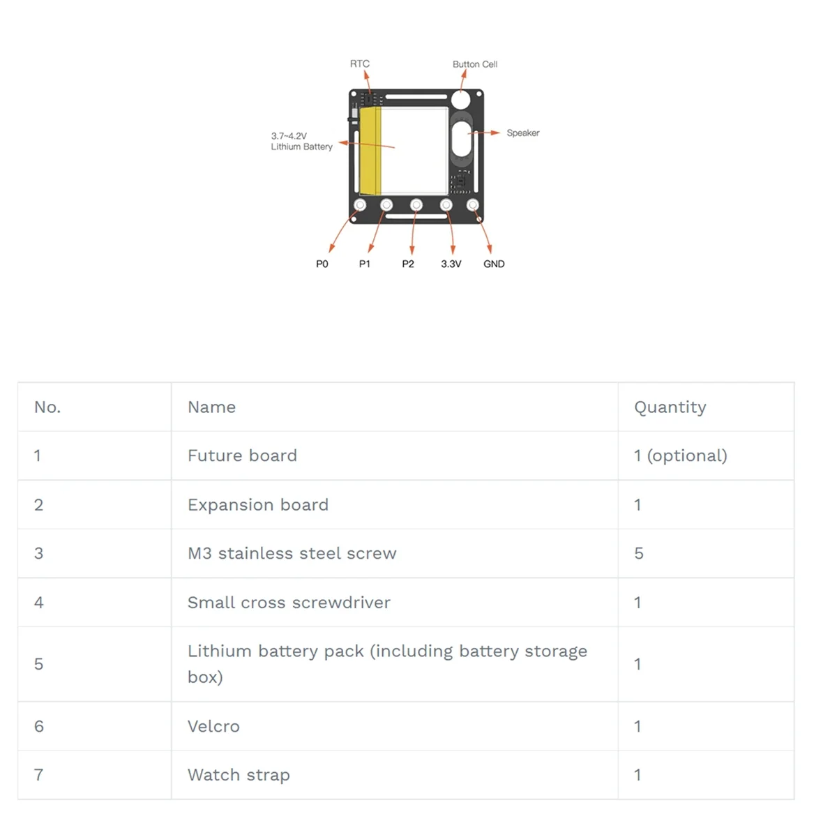 

K-Watch Programmable Watch Kit for Micro:Bit Expansion Board Python Editor Wearable Devices Excluding Future