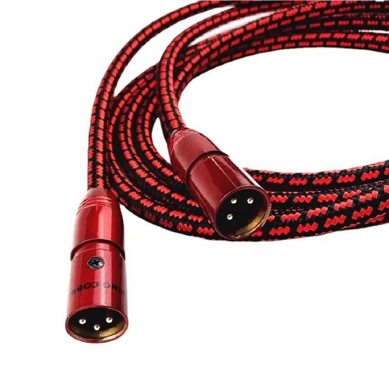 Кабель King Cobra PSC + кабель RCA HiFi Audio XLR сбалансированная линия с коробкой |