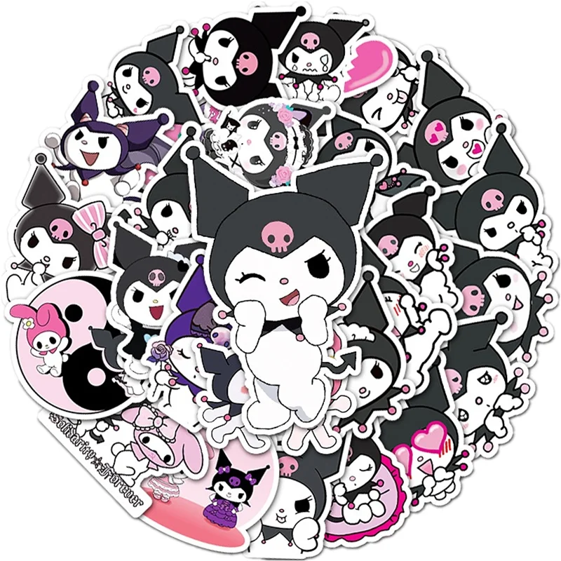 

50 Cartoon Kulomi Image Waterproof Graffiti Stickers Suitcase Laptop Car Scooter Decoration Birthday Gift Favorite Kawaii Anime