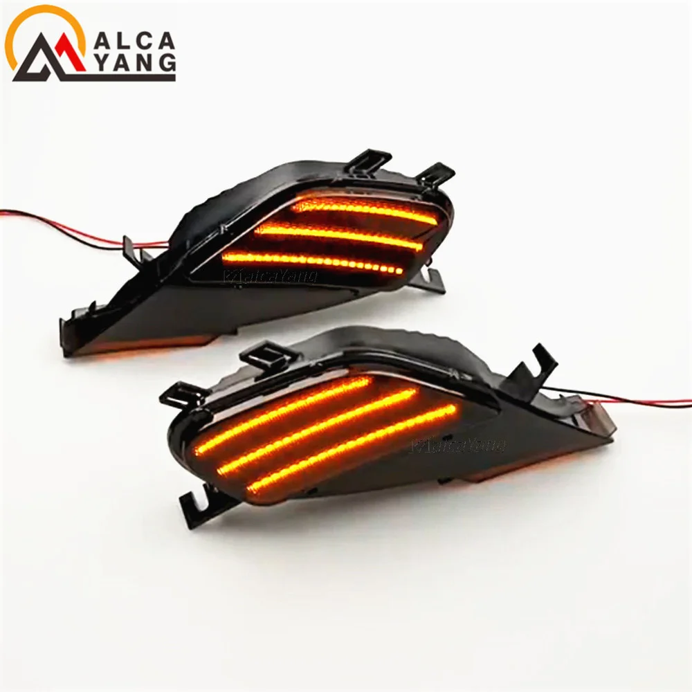 2 шт. для Porsche Cayenne 955 2003 2004 2005 2006 динамические последовательные светодиодные