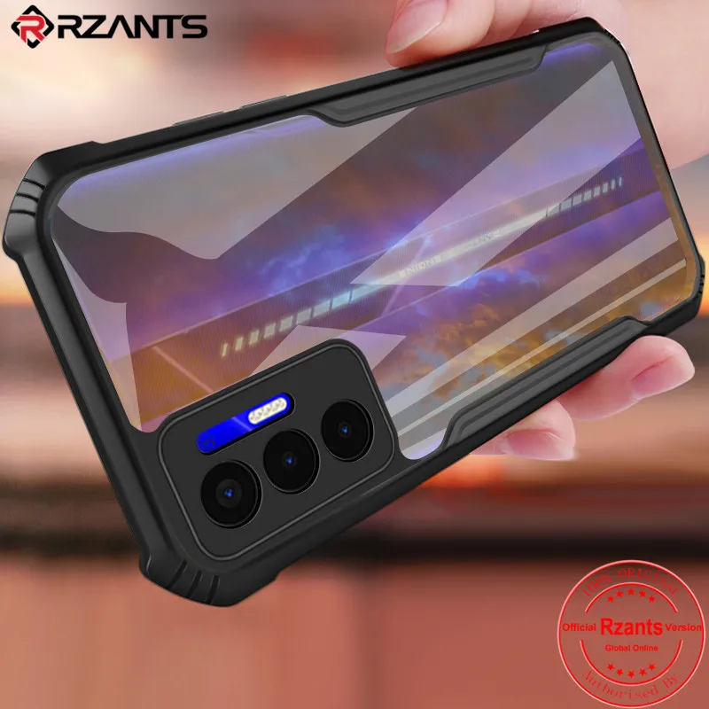 

Rzants For Tecno Pova 3 Case Hard [Blade] Shockproof Slim Crystal Clear Cover funda Casing
