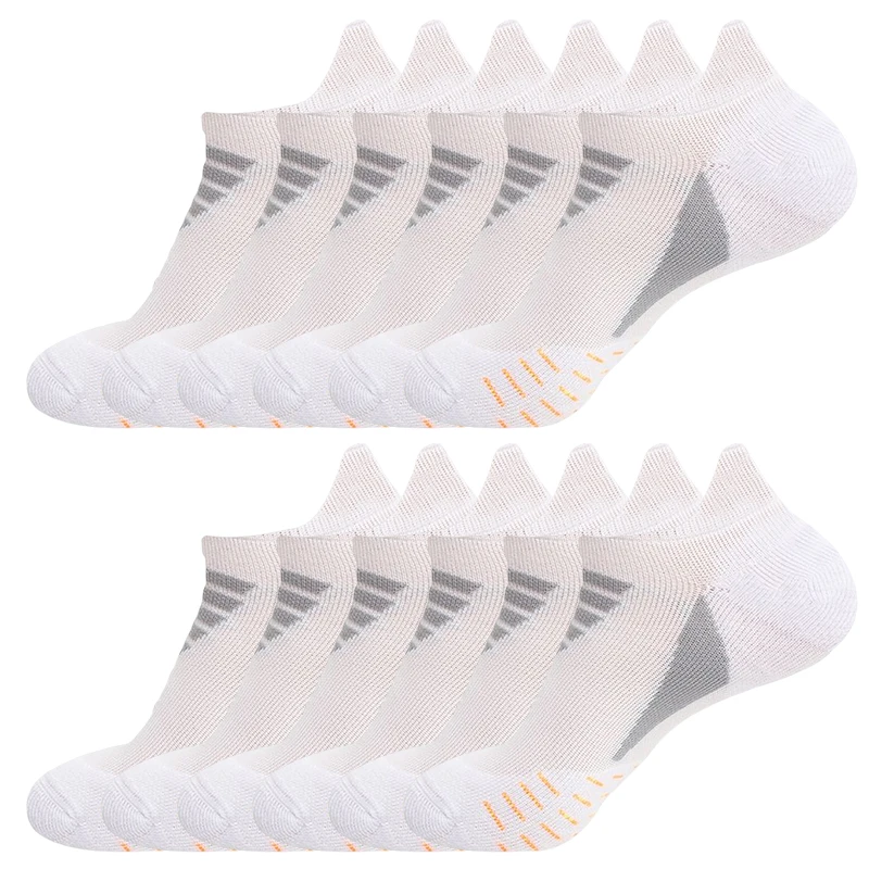 6 Pairs Mens Socks Anti-slip Breathable Running Sock No Sweat Sports Socks Marathon Basketball Sock Mens Socks