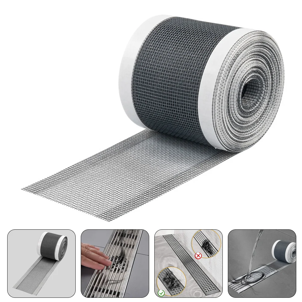 

Toilet Hair Receiver Floor Sticker Shower Drain Mesh Stickers Pvc One-time Filtering