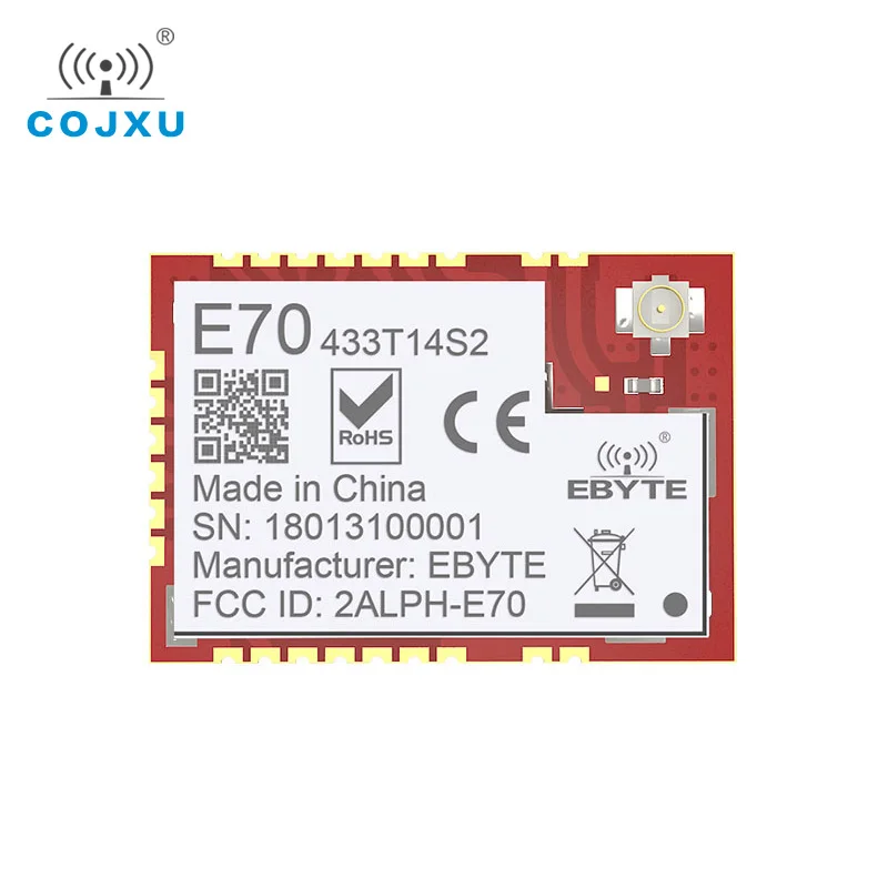 CC1310 433 МГц IOT SMD ebyte cojxu E70-433T14S2 rf беспроводной uhf 433 мгц радиочастотный модуль UARTTransmitter и приемник