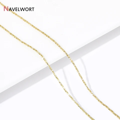 Золотые цепочки для изготовления украшений NAVELWORT