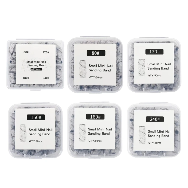 

Sanding Ring Bands Electric Manicure Drill Bits 80/120/150/180/240Grit E74C