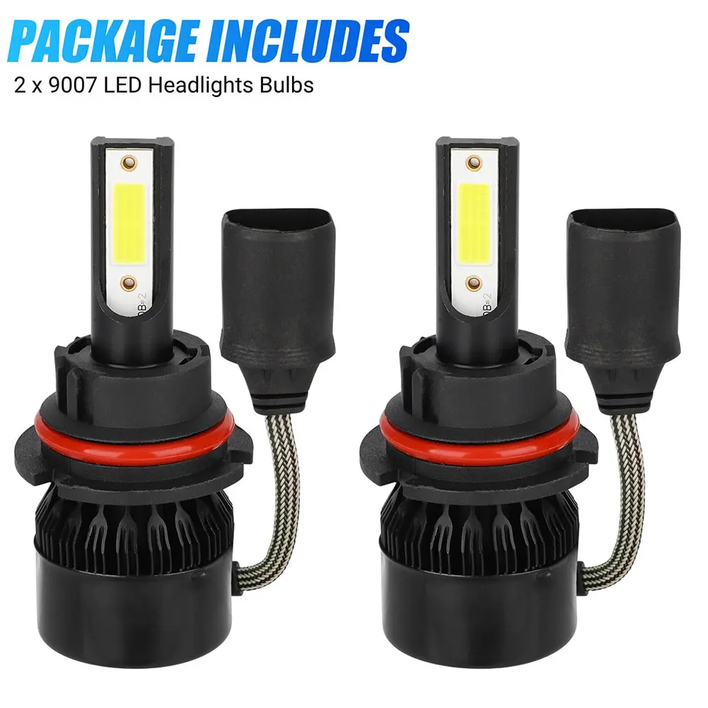 

2 шт., автомобильные лампы для передних фар, 360 °, 6000 лм, к