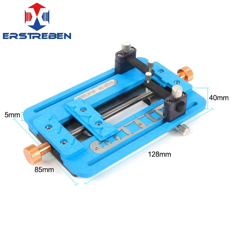 

RELIFE RL-601F Multi-Purpose Mobile Phone Motherboard Repair Fixture Multi-Function Positioning Additional Track Dual Clamps