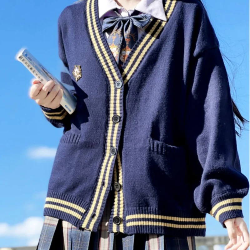 Японский Униформа JK оригинальный осенне-зимний Универсальный стройнящий