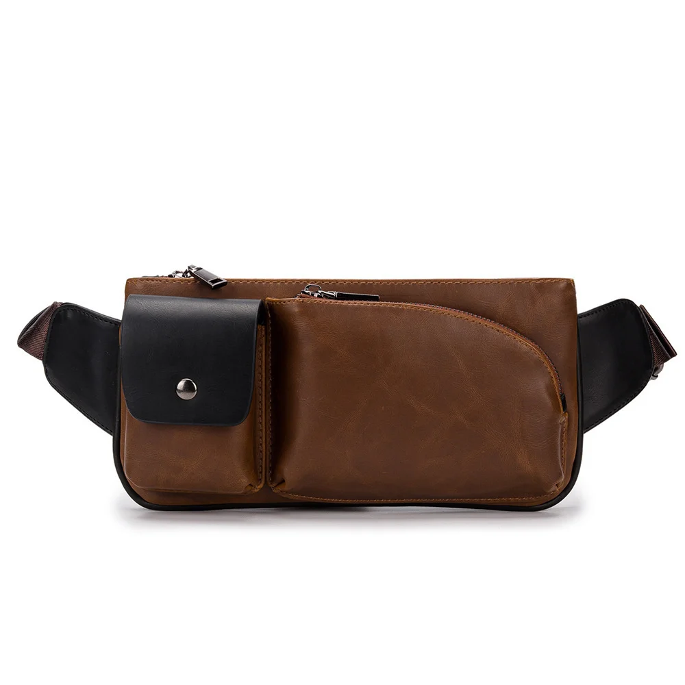 

Новинка 2022, Корейская мужская сумка на пояс, Мужская маленькая нагрудная сумка, Повседневная маленькая поясная сумка, модная мужская улична...